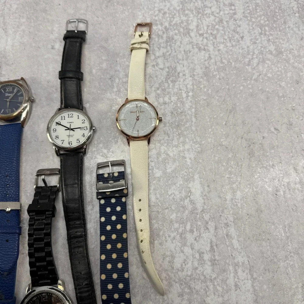 Bundle of 9 Watches Untested‎ - TimeX, Juicy Couture, Accutime, Xhilaration